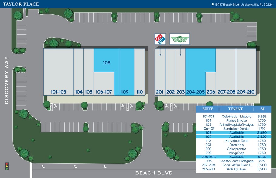 More Photos Of 13947 Beach Blvd, Jacksonville General Retail For Lease