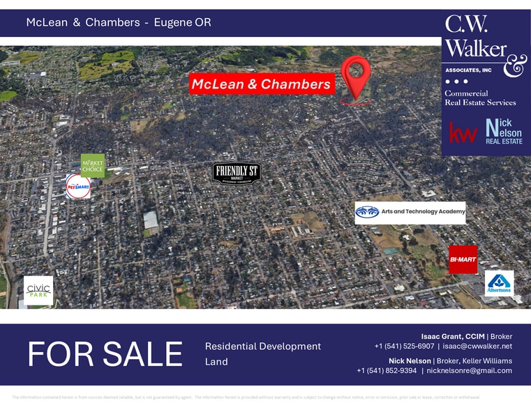 Primary Photo Of McLean Blvd @ Chambers St, Eugene Land For Sale