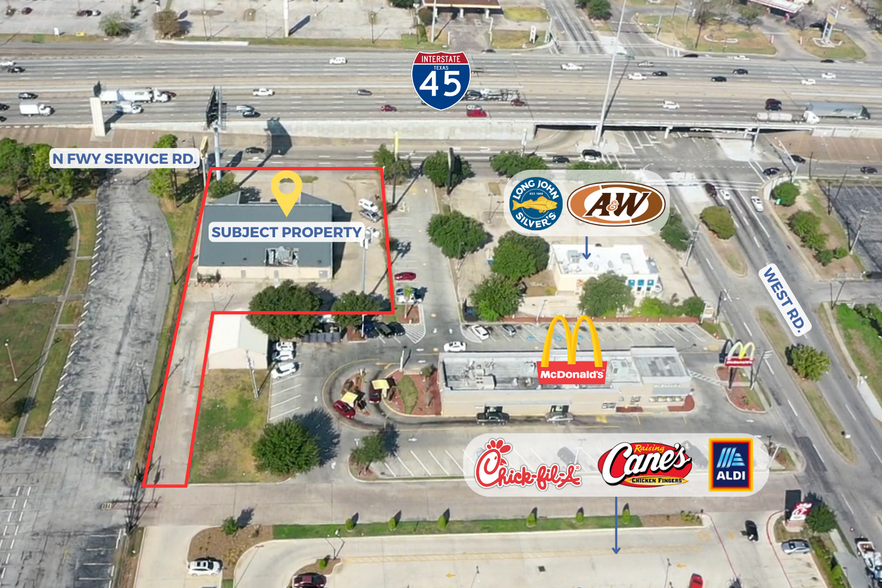 Primary Photo Of 10266 North Fwy, Houston Fast Food For Sale