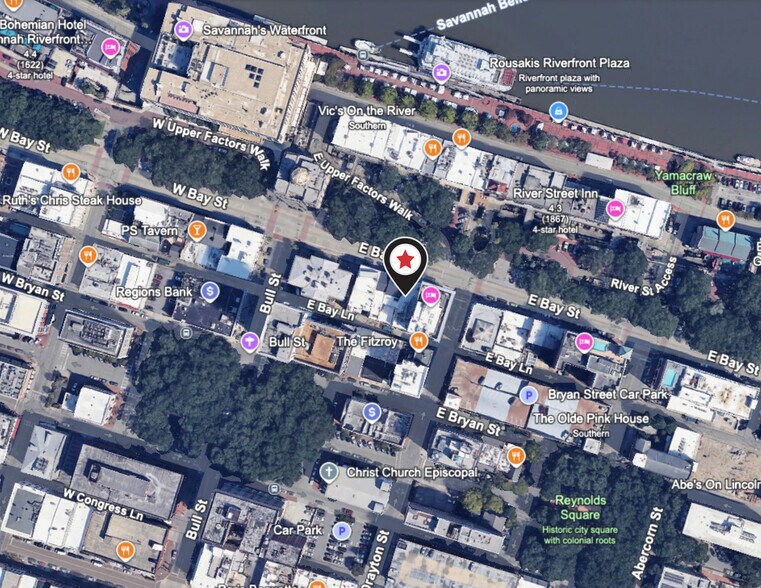 More Photos Of 15 & 19 E Bay St, Savannah General Retail For Sale