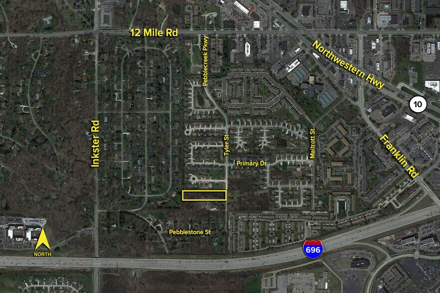Primary Photo Of Tyler St, Southfield Land For Sale