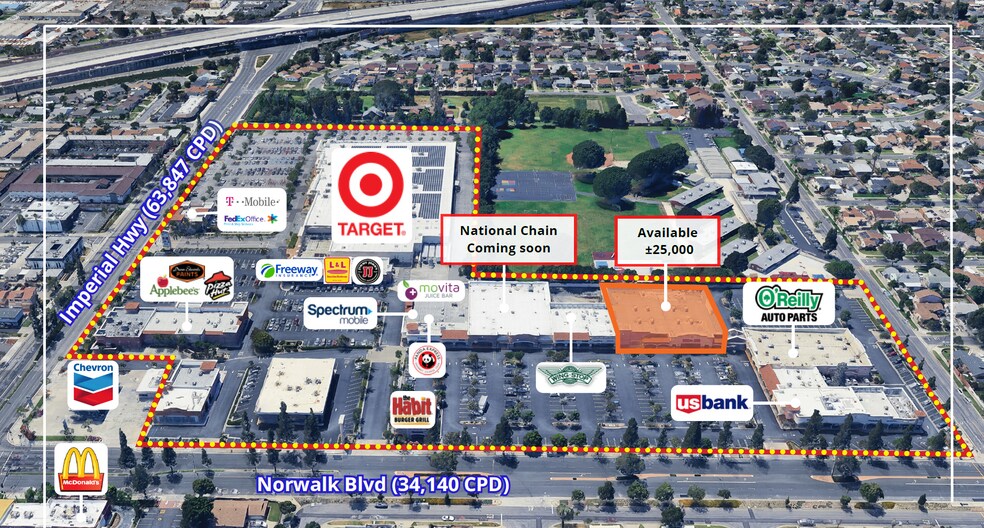 Primary Photo Of 12209-12503 S Norwalk Blvd, Norwalk Unknown For Lease