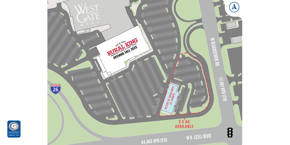 More Photos Of 205 W Blackstock Rd, Spartanburg Freestanding For Lease