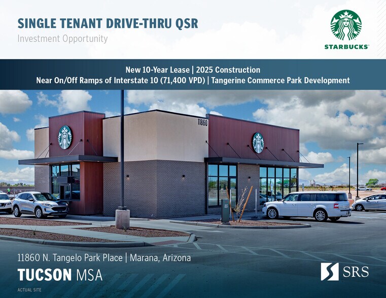 Primary Photo Of 11860 Tangelo Pk pl, Marana Fast Food For Sale