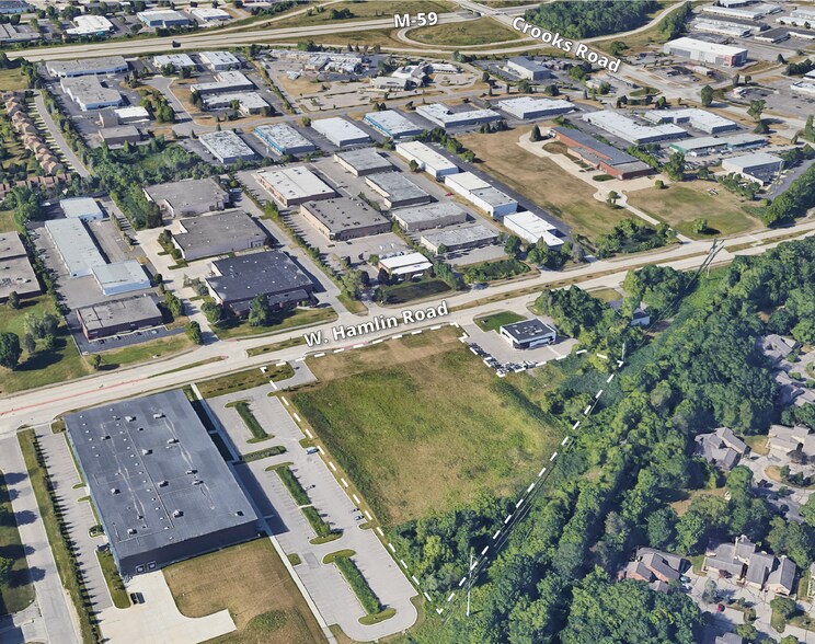 Primary Photo Of 1600 W. Hamlin, Rochester Hills Land For Sale