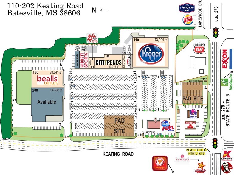 More Photos Of 110-192 Keating Rd, Batesville Unknown For Lease