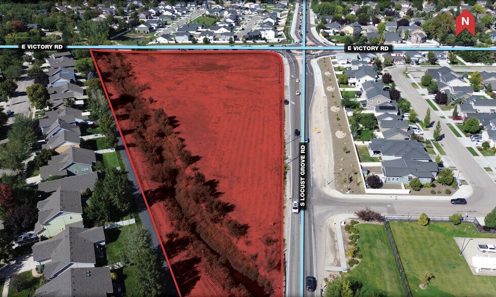 Primary Photo Of 3245-3247 S Locust Grove Rd, Meridian Land For Sale