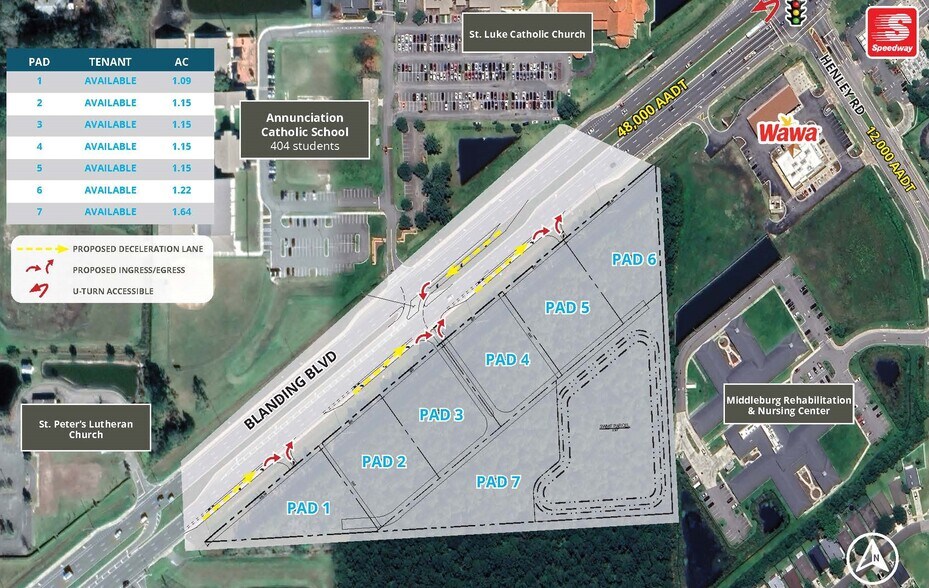 More Photos Of 1607 Blanding blvd, Middleburg Land For Lease