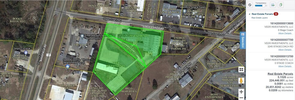 More Photos Of 3245 Stagecoach Rd, Keithville Warehouse For Sale