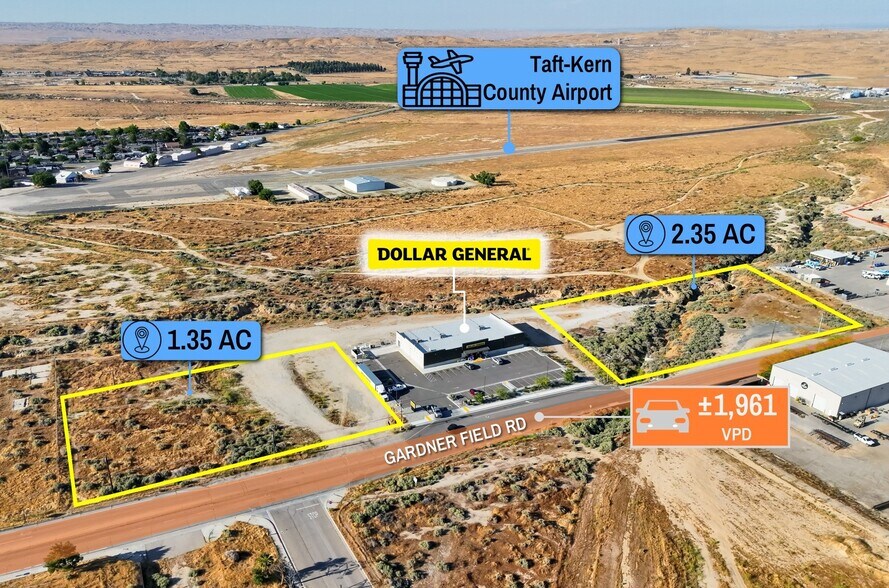 More Photos Of NEC HWY 119 & Gardner Field Rd, Taft Land For Sale