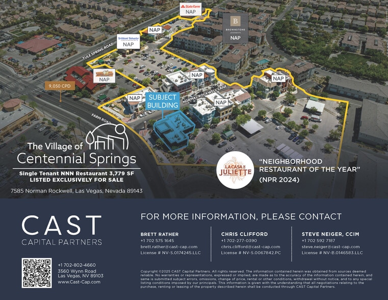 More Photos Of 7585 Norman Rockwell Ln, Las Vegas Restaurant For Sale