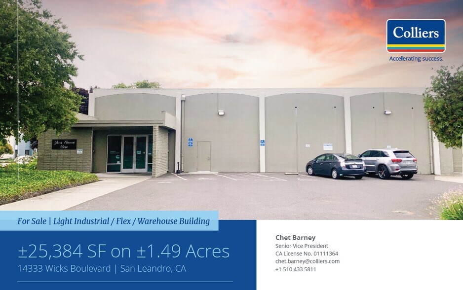 Primary Photo Of 14333 Wicks Blvd, San Leandro Warehouse For Sale