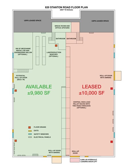More Photos Of 820 Stanton Rd, Burlingame Warehouse For Lease