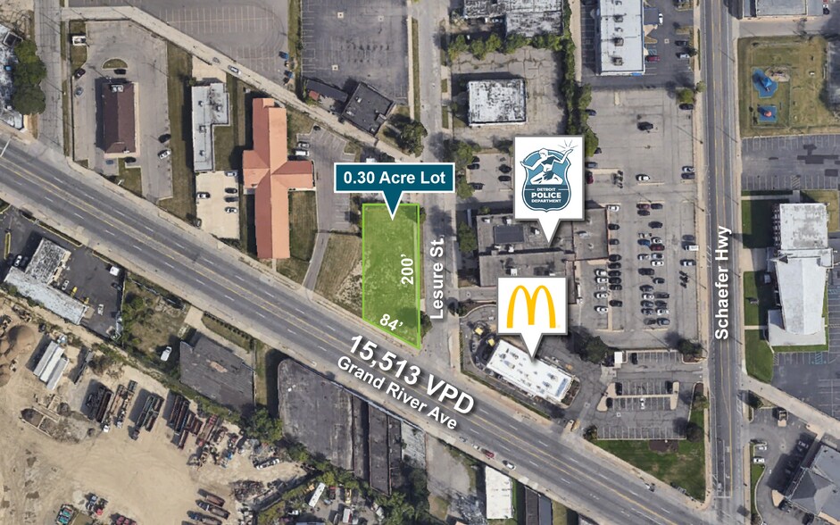 Primary Photo Of 13812 Grand River Ave, Detroit Land For Sale
