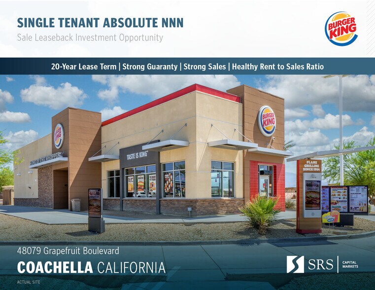 Primary Photo Of 48079 Grapefruit Blvd, Coachella Fast Food For Sale