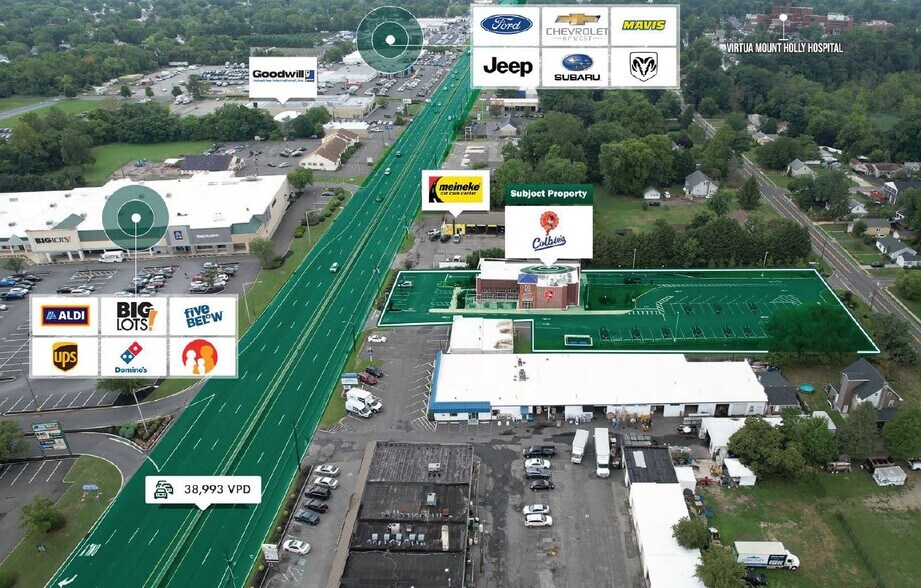 More Photos Of 1643 Route 38, Mount Holly Township Fast Food For Sale