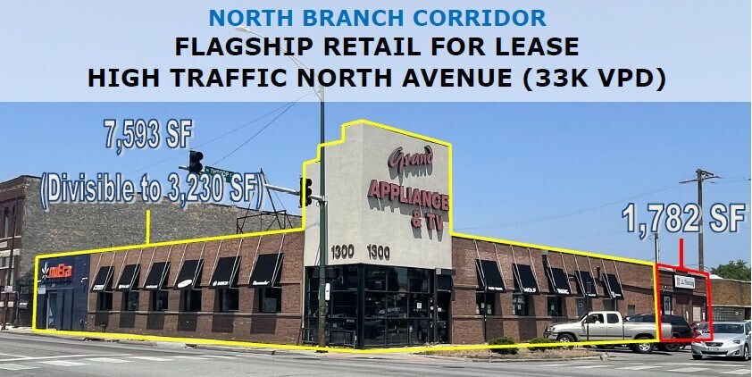 More Photos Of 1300-1308 W North Ave, Chicago Storefront For Lease