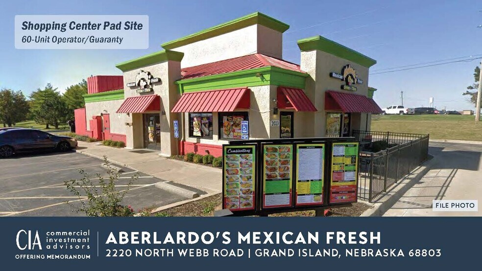 Primary Photo Of 2220 N Webb Rd, Grand Island Fast Food For Sale