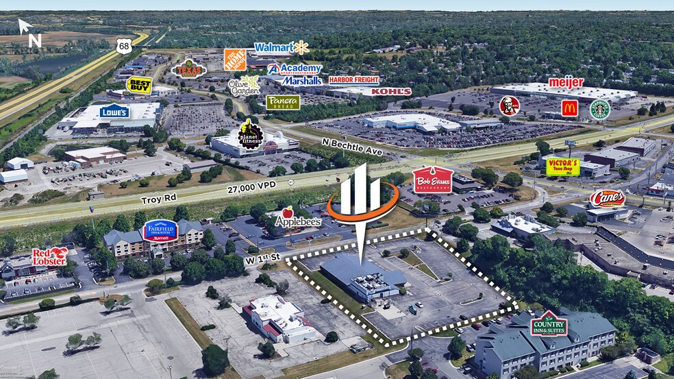 Primary Photo Of 1805 W 1st St, Springfield Restaurant For Sale