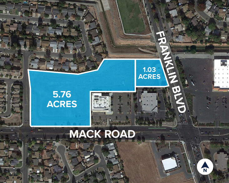 Primary Photo Of Franklin Blvd & Mack Rd @ Mack Rd, Sacramento Land For Sale