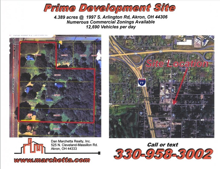 Primary Photo Of 1997 S Arlington Rd, Akron Land For Sale