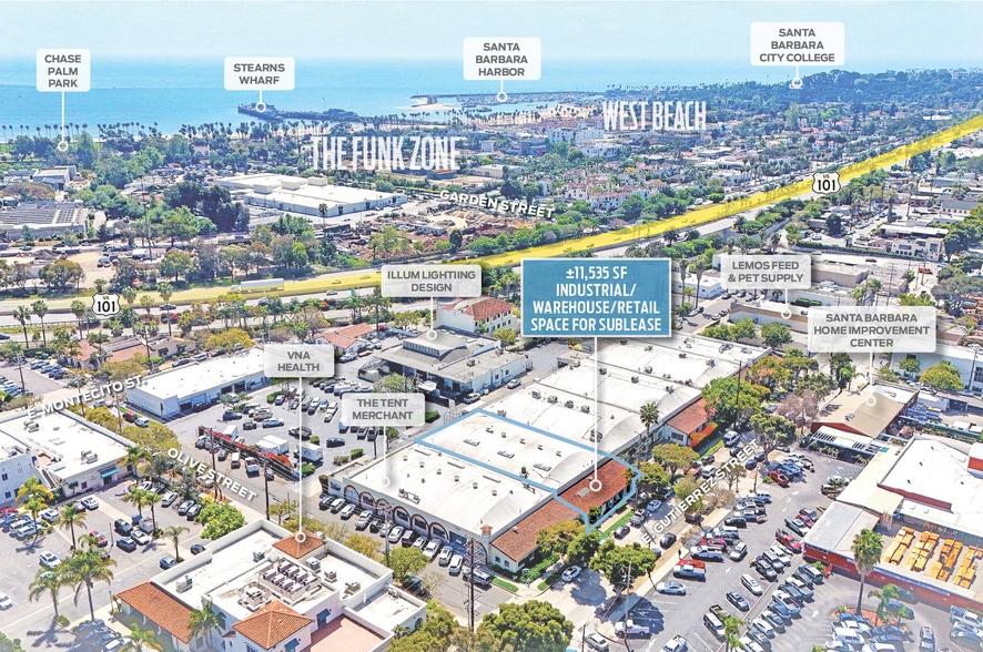 Primary Photo Of 436 E Gutierrez St, Santa Barbara Light Distribution For Lease