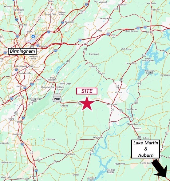 Primary Photo Of 11451 US-280, Sterrett Land For Sale