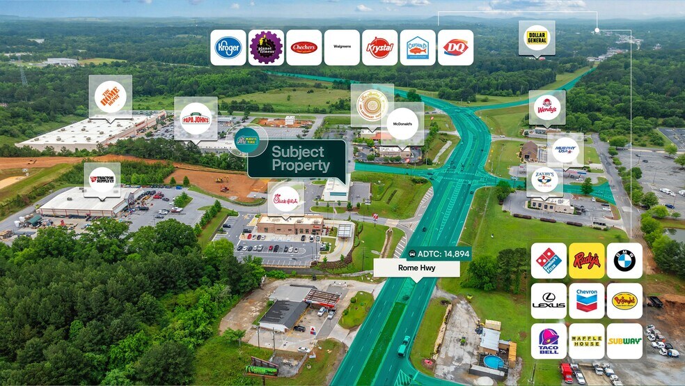 More Photos Of 1590 Rome Hwy, Cedartown Auto Repair For Sale