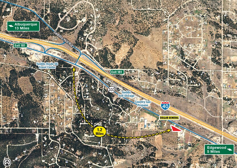 More Photos Of 1342 E Old Highway 66, Tijeras Storefront Retail Office For Sale