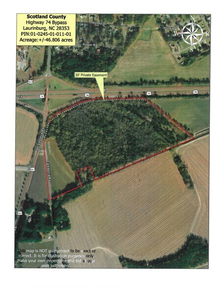 Primary Photo Of Highway 74 By-Pass Frontage & Visibilty @ 15-501 Caledonia Rd, Laurinburg Land For Lease