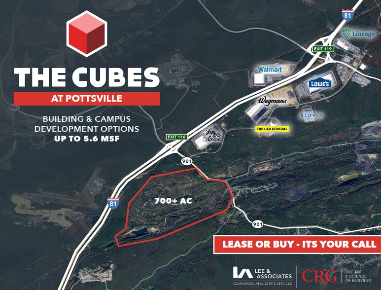 Primary Photo Of The Cubes at Pottsville, Pottsville Land For Sale