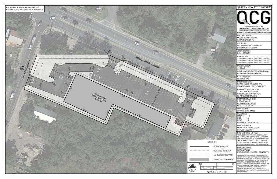 More Photos Of 607 Ronald Reagan Pkwy, Davenport Land For Sale