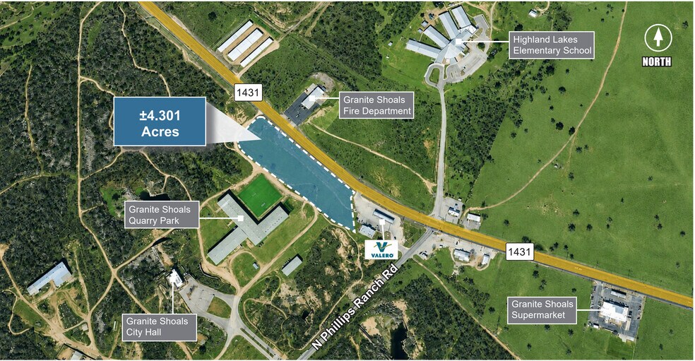 Primary Photo Of West State Hwy 1431 & N Phillips Ranch Rd, Marble Falls Land For Sale