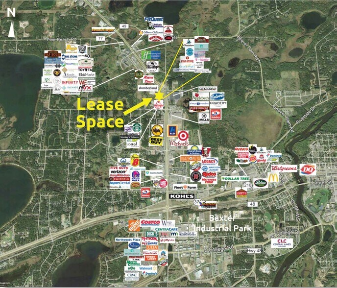 More Photos Of 15167 Edgewood Dr, Baxter Storefront Retail Office For Lease