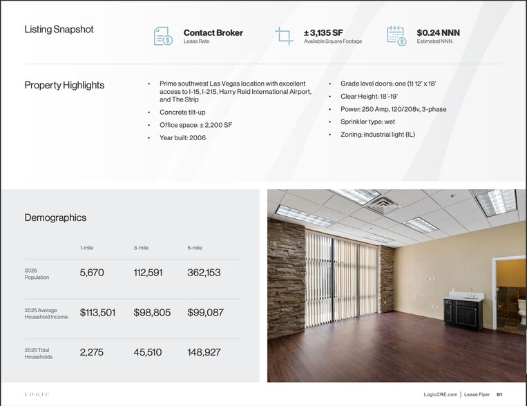 More Photos Of 5178 W Patrick Ln, Las Vegas Warehouse For Lease