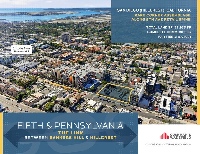 Primary Photo Of 3730 5th Ave, San Diego Land For Sale