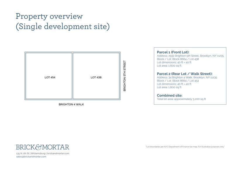 More Photos Of 2932 Brighton 5th St, Brooklyn Land For Sale