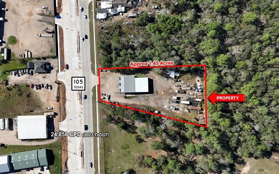 More Photos Of 13121 Highway 105 E, Cut And Shoot Industrial For Sale