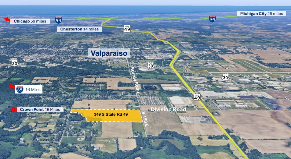 Primary Photo Of 349 S State Rd 49, Valparaiso Land For Sale