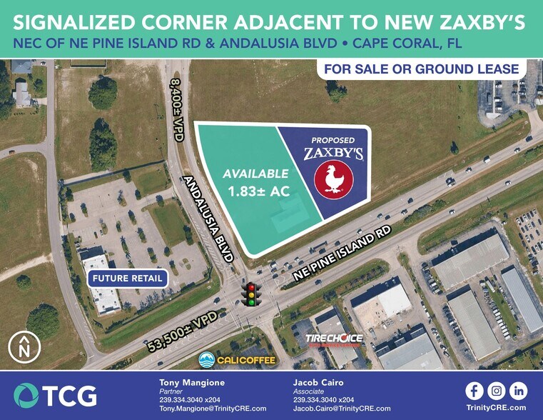 Primary Photo Of Northeast Pine Island Road & Andalusia Boulevard, Cape Coral Land For Sale