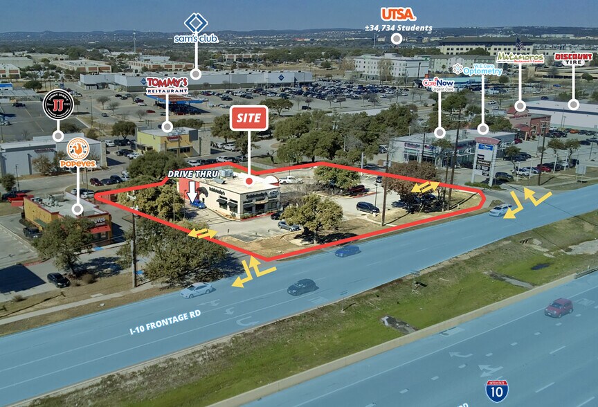 Primary Photo Of 12834 Interstate 10, San Antonio Fast Food For Lease