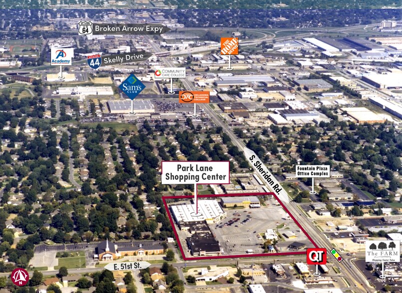 More Photos Of 4902-5046 S Sheridan Rd, Tulsa Unknown For Lease