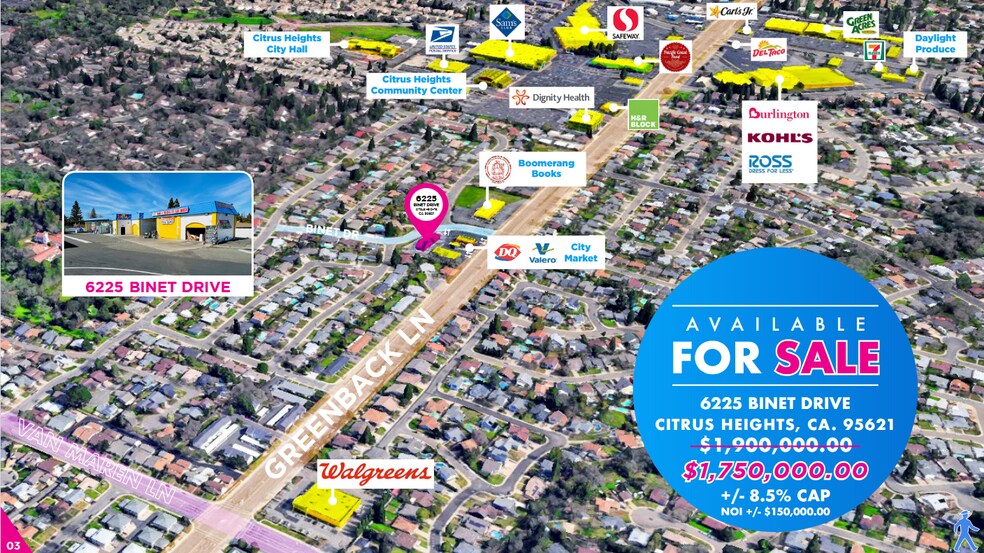 More Photos Of 6225 Binet Dr, Citrus Heights Carwash For Sale