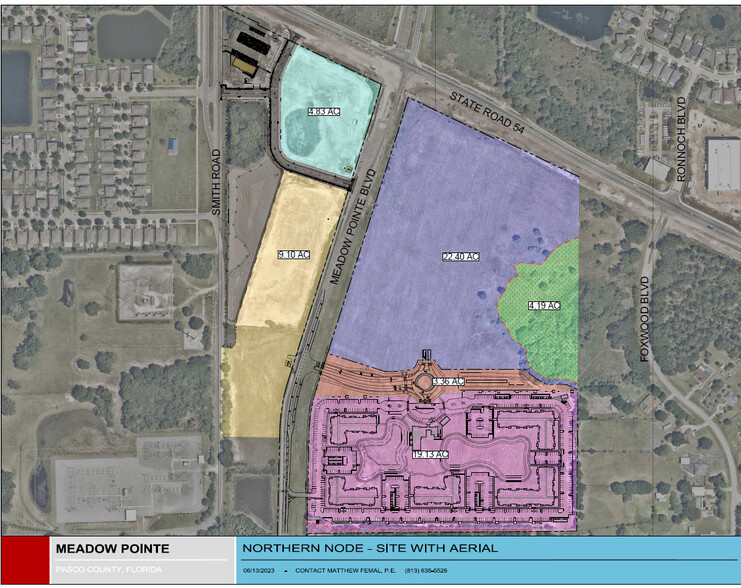 Primary Photo Of State Road 54 @ Meadow Pointe Blvd, Wesley Chapel Land For Sale