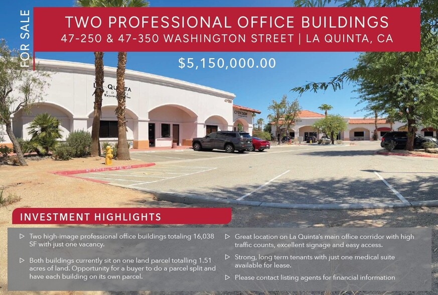 More Photos Of , La Quinta Office For Sale