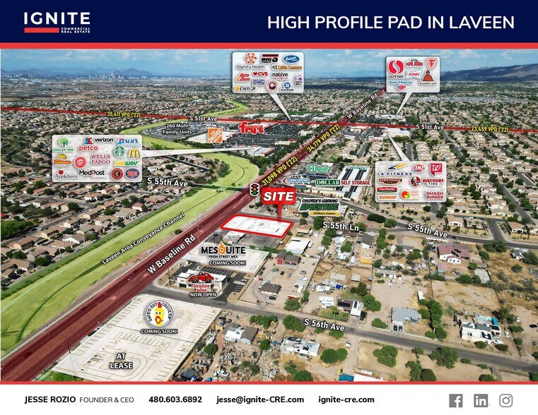 More Photos Of SWC of 55th Ave & Baseline Rd, Laveen Land For Lease