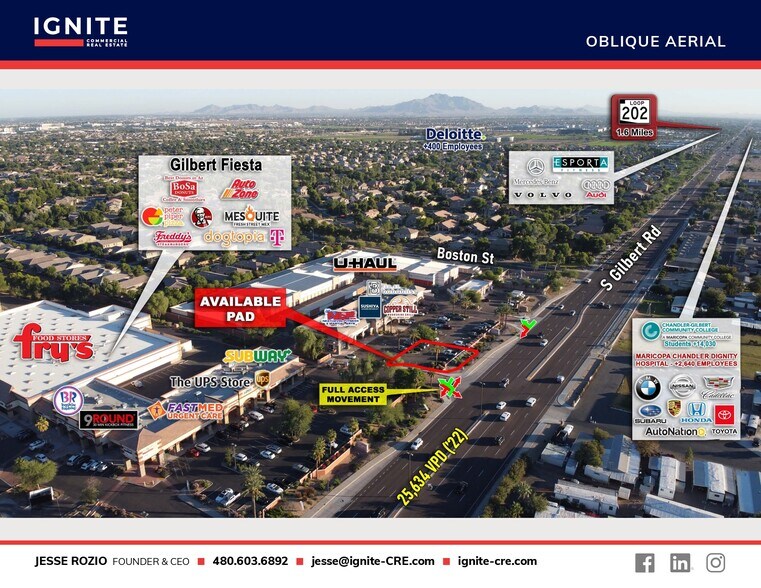 More Photos Of SEC Gilbert & Williams Field Rd, Gilbert Storefront Retail Office For Sale