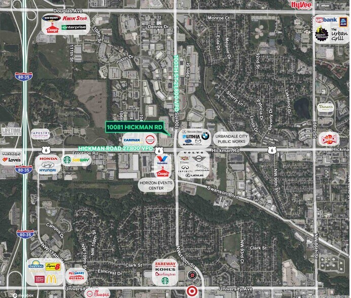 More Photos Of 10081 Hickman Rd, Urbandale General Retail For Lease