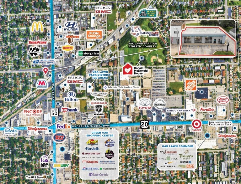 More Photos Of 4819 W 93rd St, Oak Lawn Auto Repair For Sale