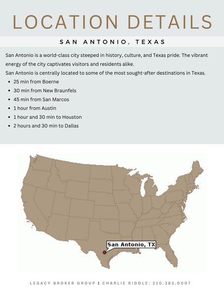 More Photos Of 4722 College Park, San Antonio Light Distribution For Sale